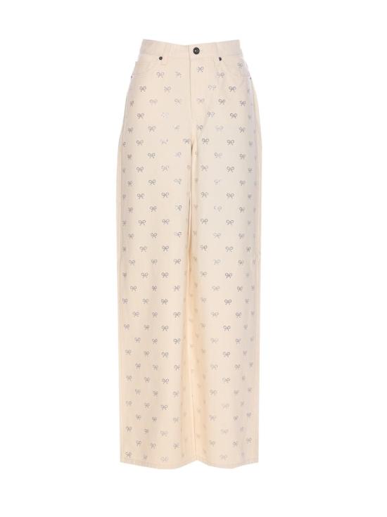 25SS 셀프 포트레이트 데님 팬츠 829PCREAM WHITE