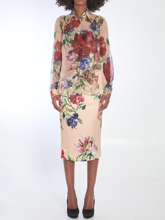 25SS 돌체앤가바나 블라우스 31484188 F5R64T IS1Y7 H25PR PINK - DOLCE & GABBANA