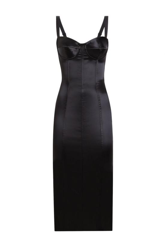 25SS 돌체앤가바나 미디 원피스 F6DIHT FURADN0000 Black