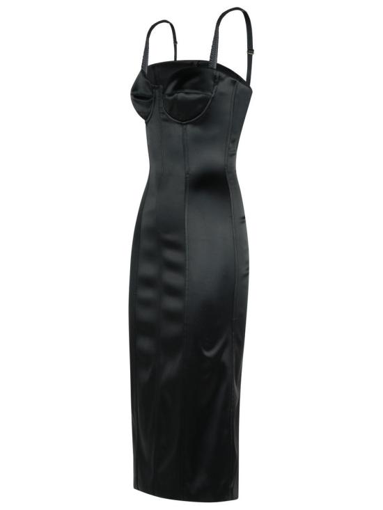 25SS 돌체앤가바나 미디 원피스 F6DIHT FURADN0000 Black - DOLCE & GABBANA