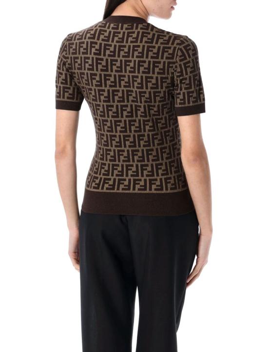 25SS 펜디 스웨터 25PFZXC72ASJT F0GGE Brown - FENDI