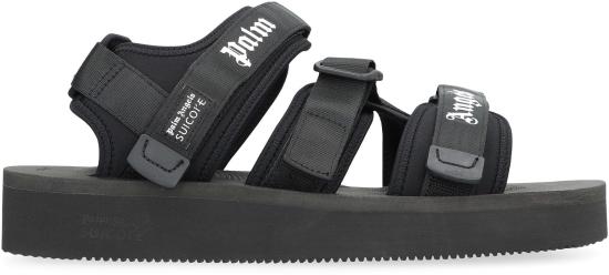 25SS 팜앤젤스 샌들 PMIH017S25FAB001 1010 Black - PALM ANGELS