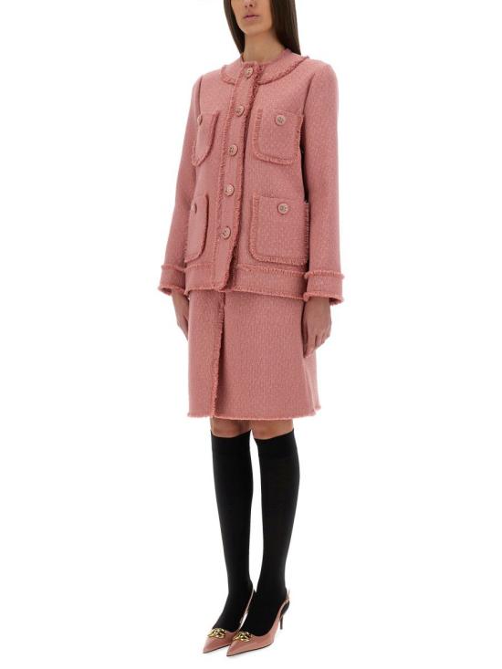 25SS 돌체앤가바나 미디 스커트 F4C2DT HUMUAF0473 PINK - DOLCE & GABBANA