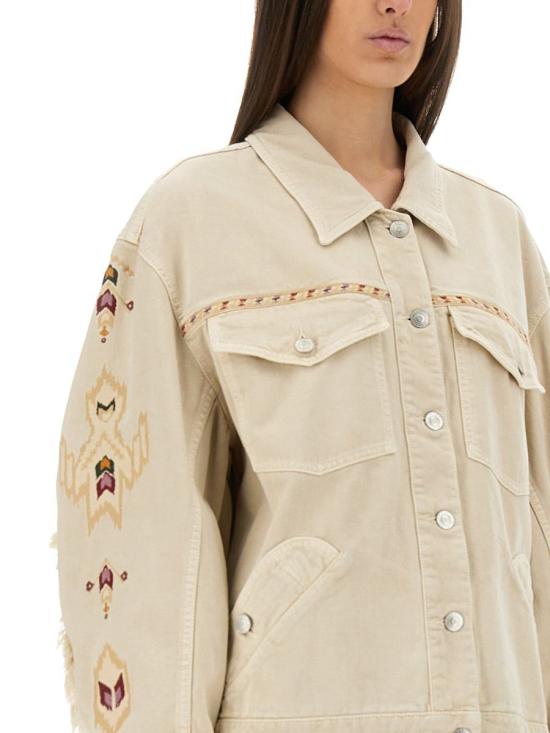 25SS 이자벨마랑에뚜왈 데님 자켓 VE0430FA C1H02E23EC Beige - ISABEL MARANT ETOILE