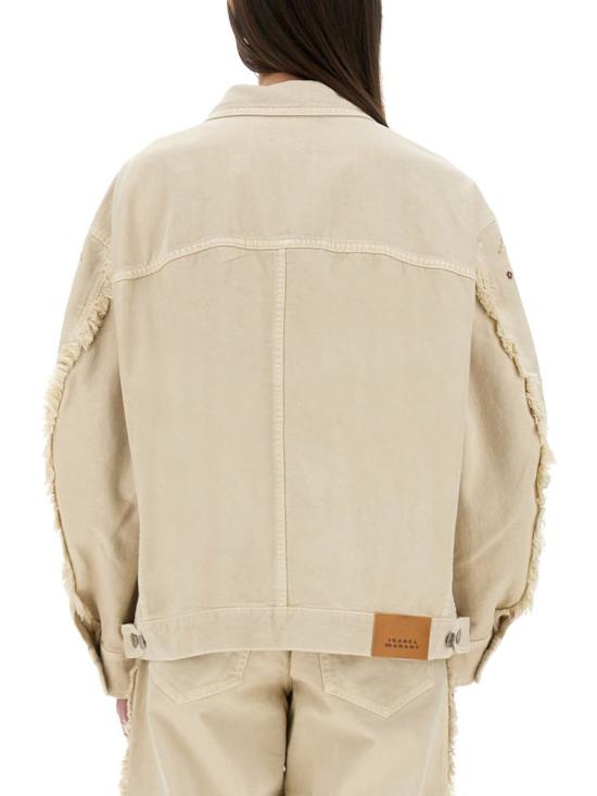 25SS 이자벨마랑에뚜왈 데님 자켓 VE0430FA C1H02E23EC Beige - ISABEL MARANT ETOILE