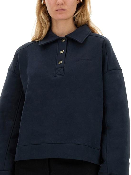 25SS 가니 블라우스 T4073 683 BLUE - GANNI