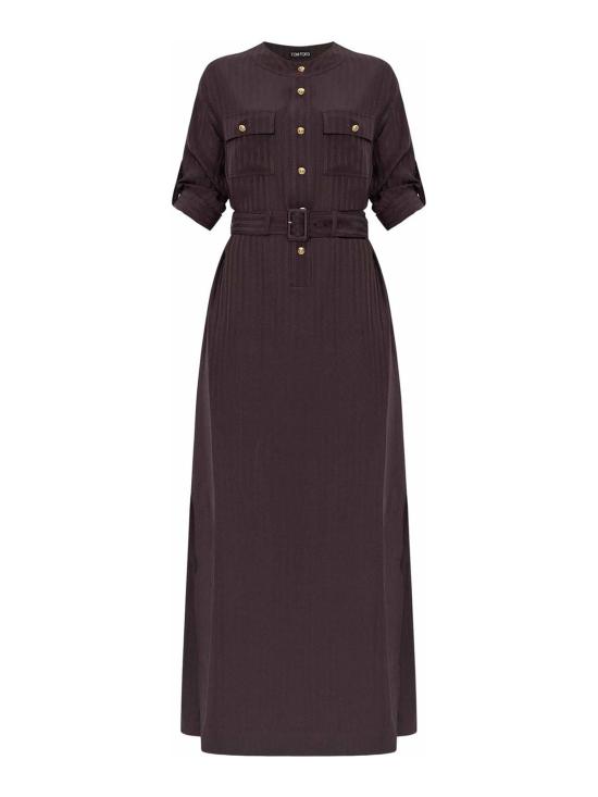  톰포드 미디 원피스 AB3427FAX1311KB922 Brown