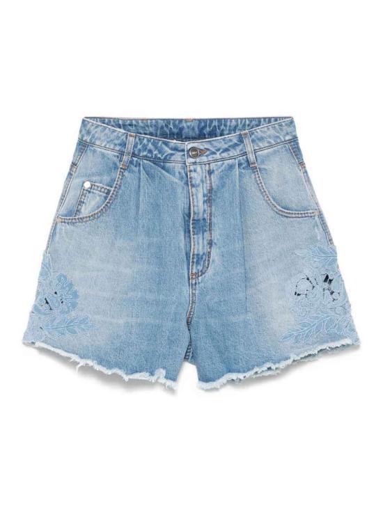  에르마노 설비노 데님 숏팬츠 D467P325IFKV94037 Blue