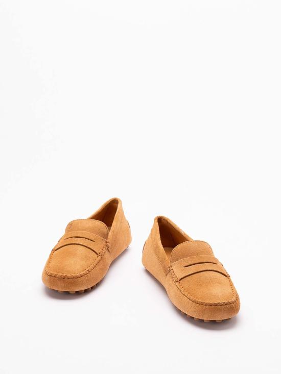 26SS 토즈 고미노 스웨이드 드라이빙 슈즈 XXW22L00010RE0S001 Brown - TODS