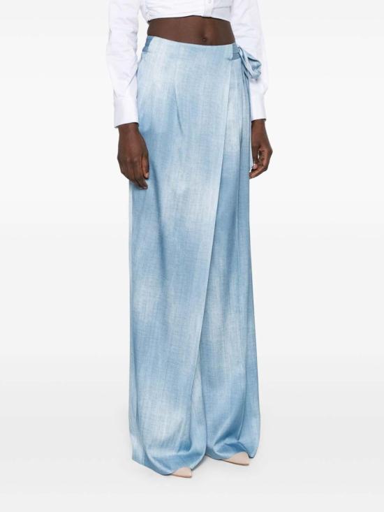  에르마노 설비노 스트레이트 팬츠 D466P303UFQS4217 Blue - ERMANNO SCERVINO