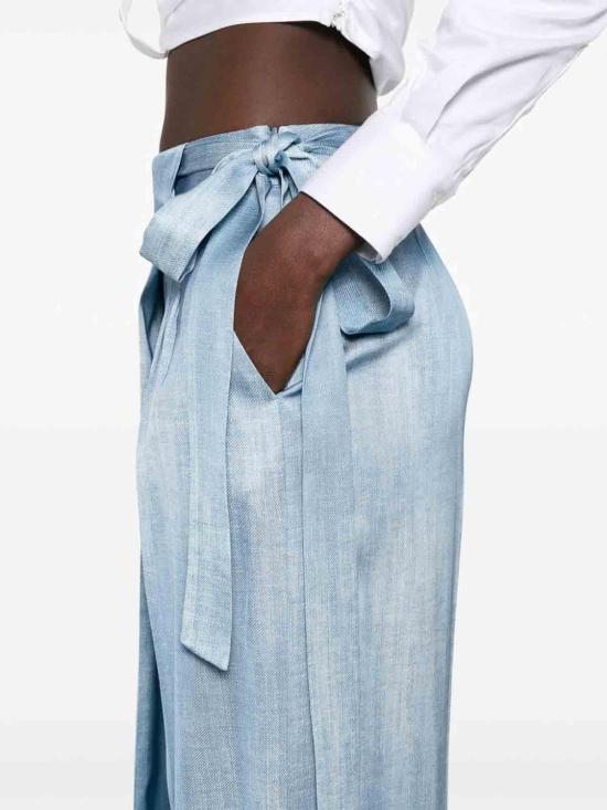  에르마노 설비노 스트레이트 팬츠 D466P303UFQS4217 Blue - ERMANNO SCERVINO