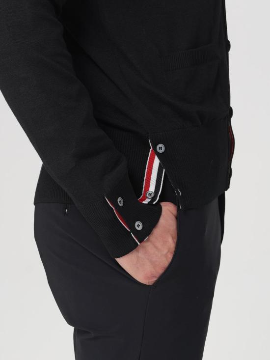 25FW 톰브라운 스웨터 MKC002AY1014 001 Black - THOM BROWNE