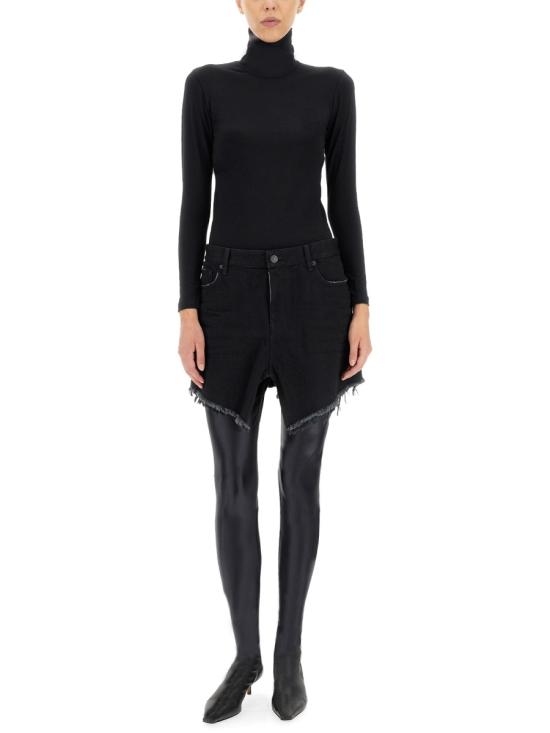 25SS 발렌시아가 숏 스커트 704541 TBP471029 BLACK - BALENCIAGA