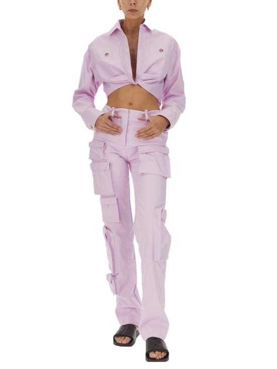  오프화이트 스트레이트 팬츠 OWCF015 F22FAB0023600 LILAC - OFF WHITE