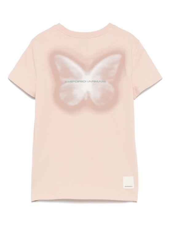 25SS 엠포리오 아르마니 반팔 티셔츠 EW001902 AF14836F4032 Powder - EMPORIO ARMANI