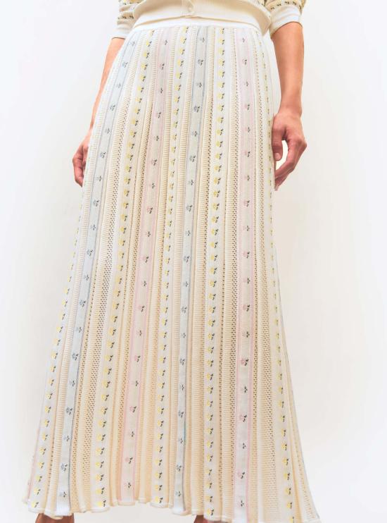  Molli 롱 스커트 몰리 클로셰트 스커트 밀크 - MOLLI