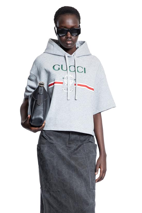  구찌 후드 티셔츠 815988XJG5F1056 Grey - GUCCI