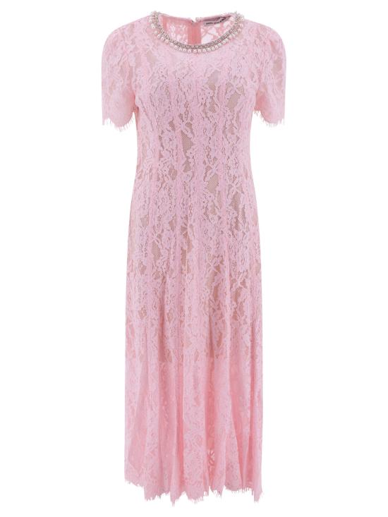 25SS 셀프 포트레이트 미디 원피스 RS25053MPPINK DOM