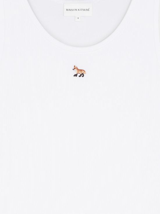 25SS 메종키츠네 민소매 티셔츠 MW00103KJ0125P100 WHITE DOM - MAISON KITSUNE