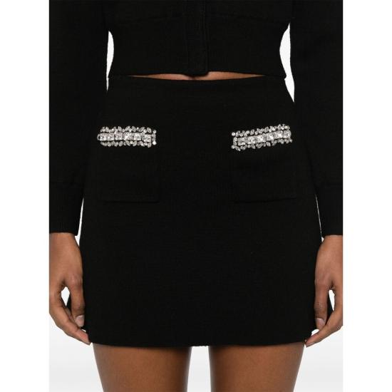 25SS 셀프 포트레이트 숏 스커트 RS25102SKBBLACK DOM - SELF PORTRAIT