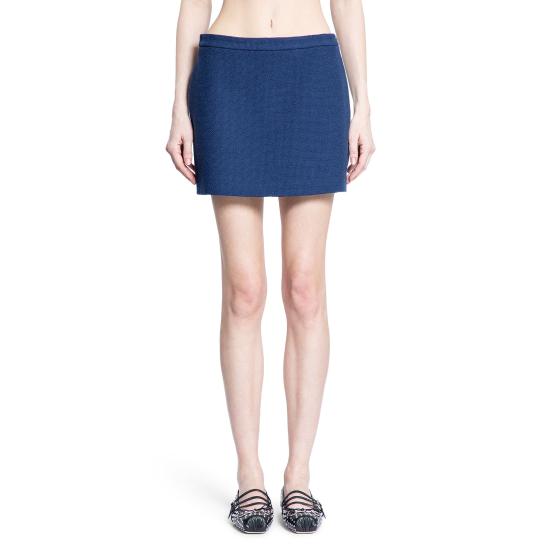  구찌 숏 스커트 820717ZASEH4440 Blue