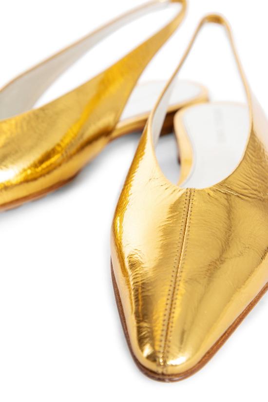  보테가베네타 플랫 슈즈 827702V5FO08265 Gold - BOTTEGA VENETA