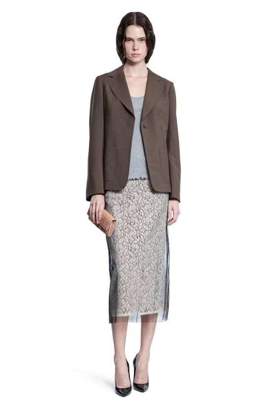  펜디 민소매 티셔츠 FS9720ASMJF1RX3 Grey - FENDI