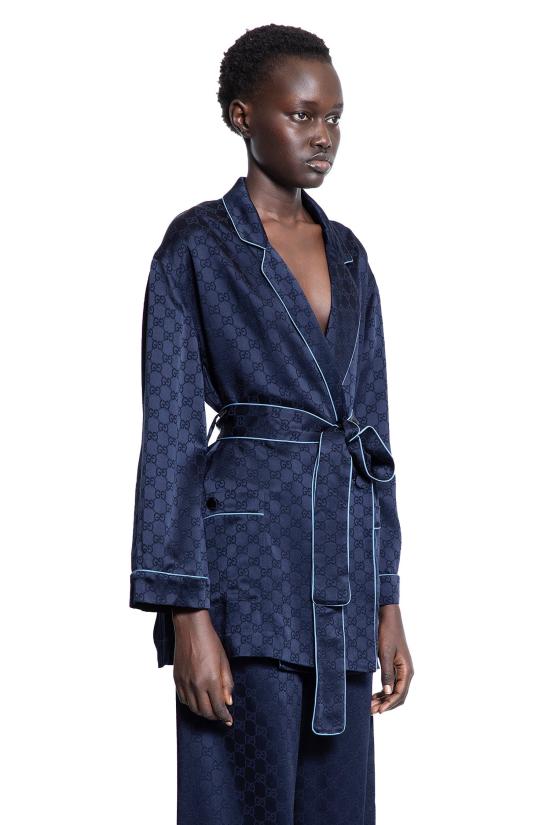  구찌 블라우스 803808Z7ADF4330 Blue - GUCCI