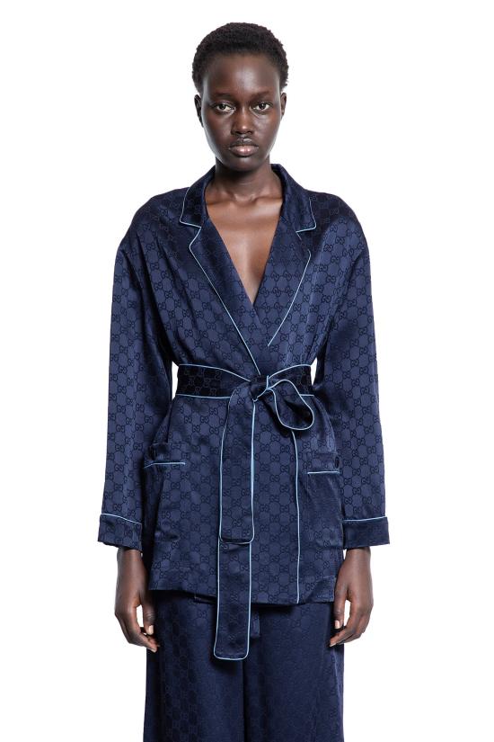  구찌 블라우스 803808Z7ADF4330 Blue - GUCCI