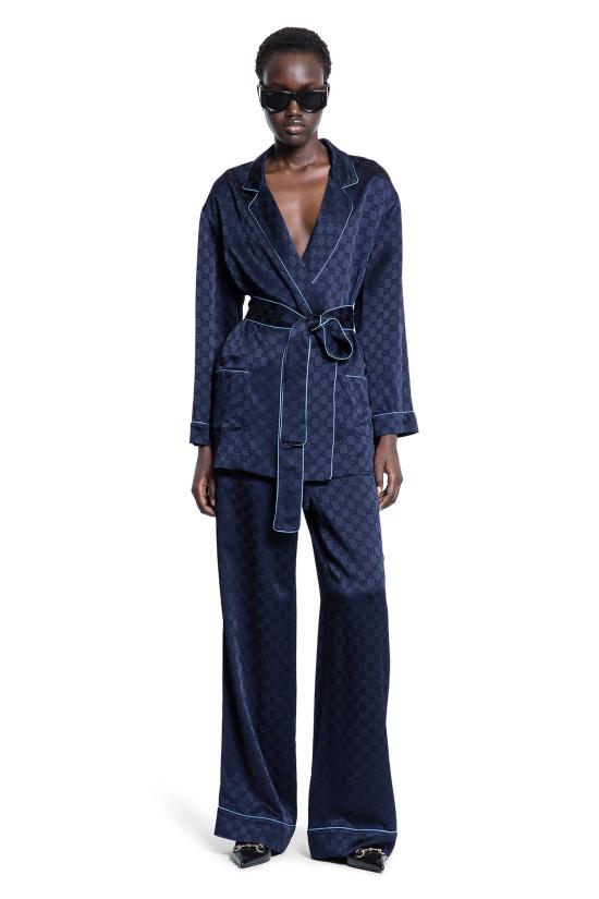  구찌 블라우스 803808Z7ADF4330 Blue - GUCCI