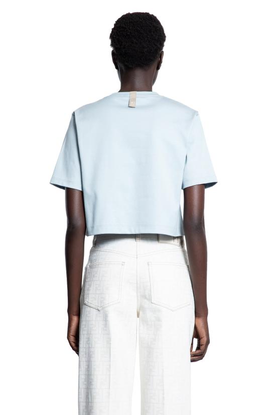  펜디 반팔 티셔츠 FS9704AT27F1QYH Blue - FENDI