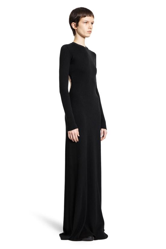  앤 드뮐미스터 롱 원피스 B0010259FA049099 Black - ANN DEMEULEMEESTER