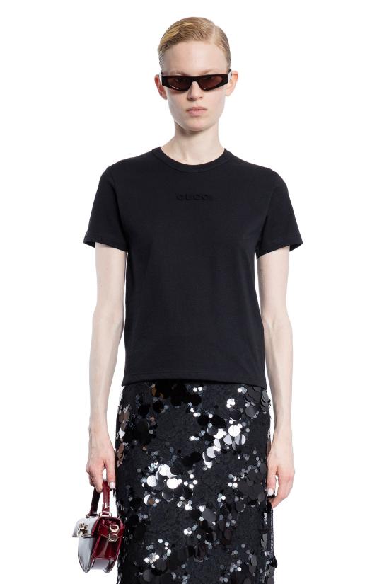  구찌 반팔 티셔츠 798764XJGYY1000 Black - GUCCI