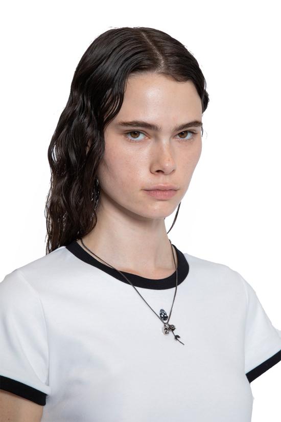  알렉산더 맥퀸 네크리스 823325J161N0446 Silver - ALEXANDER MCQUEEN