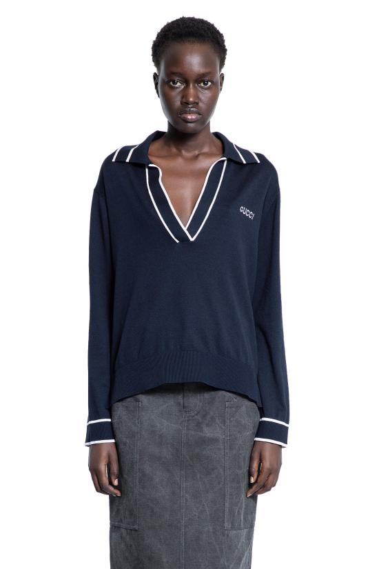  구찌 스웨터 815905XKELU4137 Blue - GUCCI