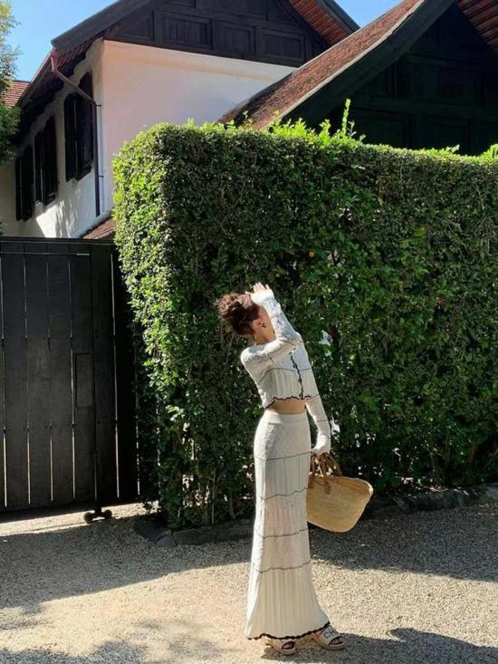  더 엔케이씨 스토어 롱 스커트 Nkc Store 클라리사 니트 맥시 스커트 - The NKC Store