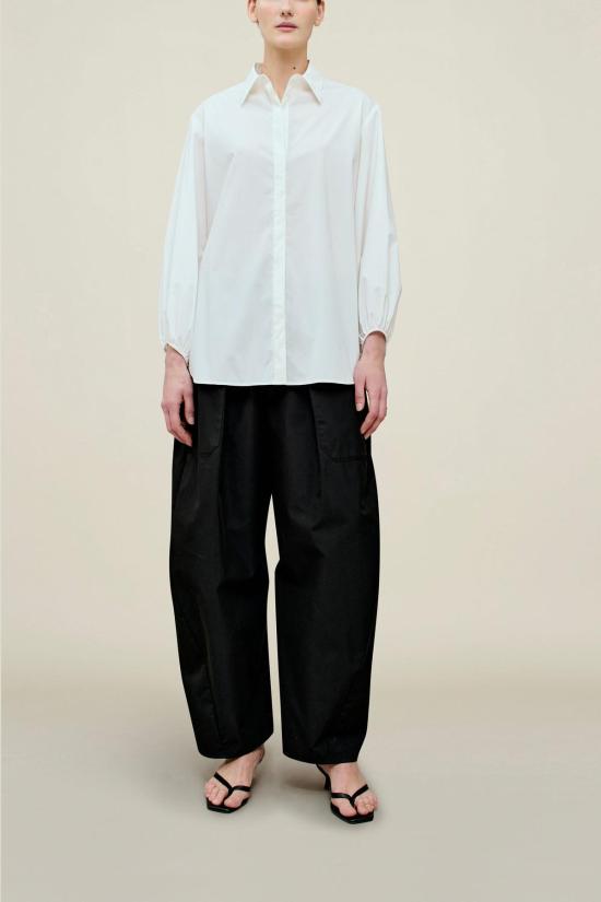  칼마이어 블라우스 일리아 벌룬 슬리브  화이트 - KALLMEYER