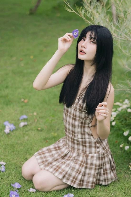  하우스오브써니 숏 원피스 하우스 오브 서니 더 호크스턴 체크 드레스 멀티 - HOUSE OF SUNNY