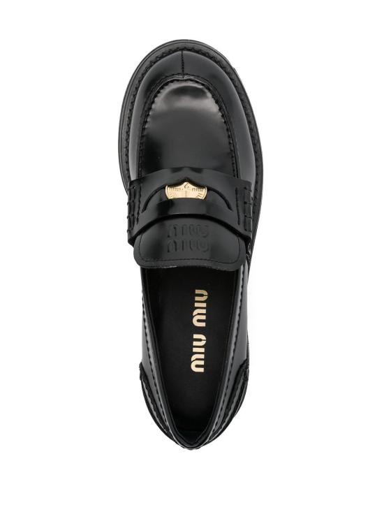  미우미우 로퍼 5D276EF050055F0002 Black - MIU MIU