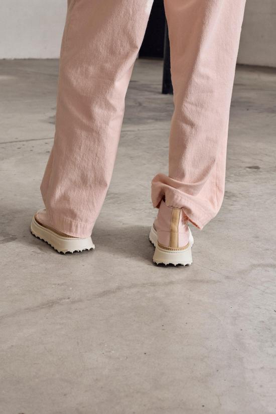  비포지티브 스트레이트 팬츠 S5BRUSH1 COT PIN ROSA TINTO CAPO - BE POSITIVE