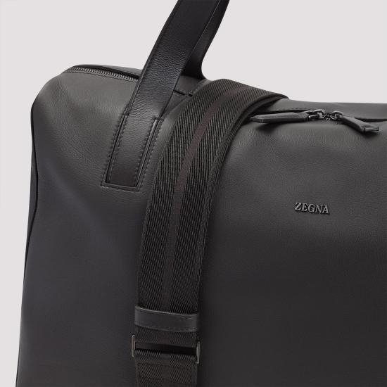 25SS 에르메네질도제냐 더플백 RLHOTO C2262Z AMO MARRONE SCURO UNITO BROWN - ERMENEGILDO ZEGNA