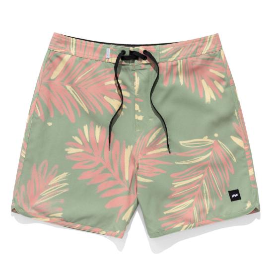  뱅크 저널 스윔팬츠 뱅크스 저널 시즌스 보드쇼트 그린티 - BANKS JOURNAL