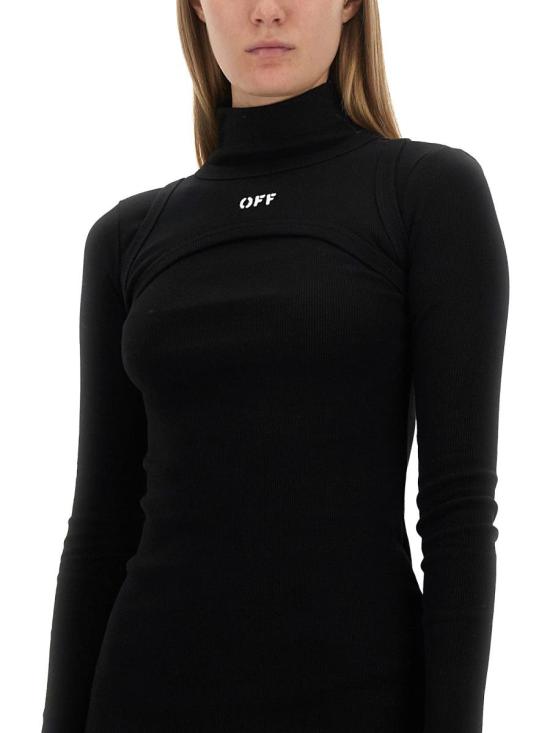  오프화이트 미디 원피스 OWDB495 F23JER0011001 MULTICOLOUR - OFF WHITE