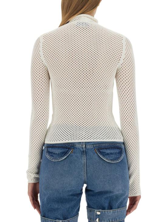  오프화이트 긴팔 티셔츠 OWHF042 F23KNI0010410 WHITE - OFF WHITE