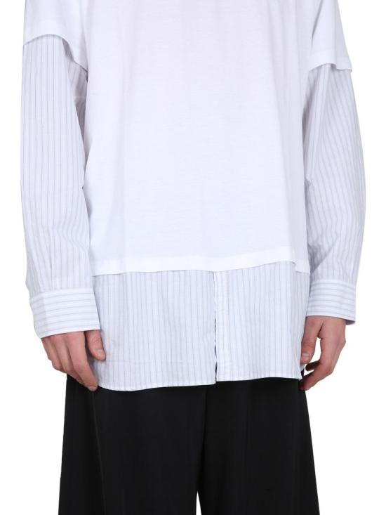  MM6 메종마르지엘라 긴팔 티셔츠 S52GC0262 STJ368961 WHITE - MM6 MAISON MARGIELA