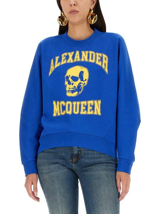  알렉산더 맥퀸 스웨터 752345 QZAJ50433 BLUE - ALEXANDER MCQUEEN