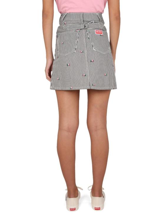  겐조 데님 스커트 FD52DJ269 6J1DM Navy - KENZO