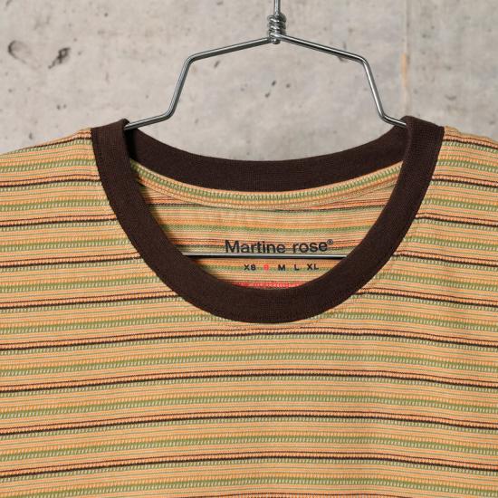 25SS 마틴로즈 반팔 티셔츠 629JE05801KMB MULTICOLOUR STRIPE BIC - MARTINE ROSE