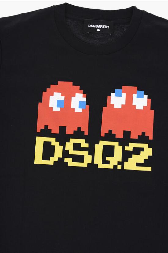  [키즈] 디스퀘어드2 티셔츠 DQ2165 D00MV DQ900 Black - DSQUARED2