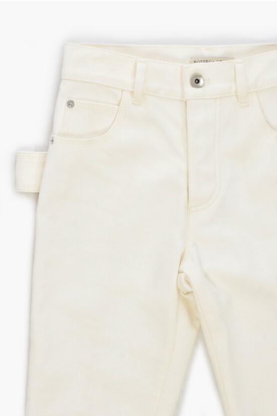  보테가베네타 크롭 팬츠 585166VF4Q09000 White - BOTTEGA VENETA